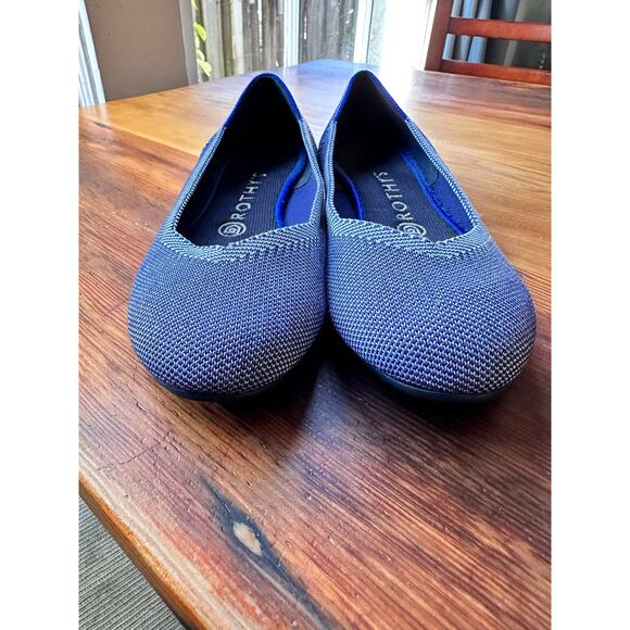 Rothy’s Women's 8 “The Flat” Birdseye in Blue Cobalt Round Toe - Picture 9 of 9